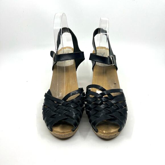 Maguba Black Clog Sandals Women's 10 US - Picture 4 of 10